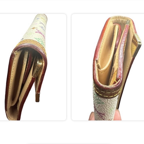 Louis Vuitton x Murakami LMT ED. Monogram Multicolor Porte Tresor Wallet W/ COA - Picture 14 of 16